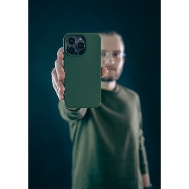 Apple iPhone 15 - 3mk Hardy Silicone MagCase Alpine žalias 1 Apple iPhone 15 - 3mk Hardy Silicone MagCase Alpine žalias 1