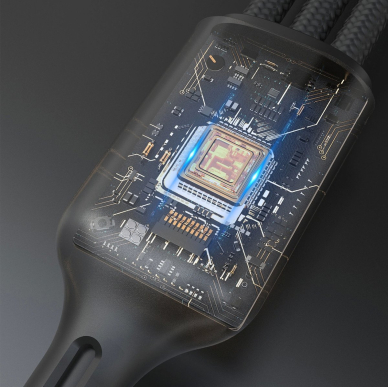 Apple Watch Dudao A12Max+ PD 100W 3in1 įkrovimo kabelis: USB-C – Lightning 1.2 m – juodas 3 Apple Watch Dudao A12Max+ PD 100W 3in1 įkrovimo kabelis: USB-C – Lightning 1.2 m – juodas 3