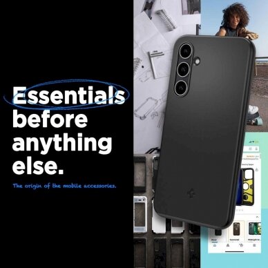 Apsauginis dėklas Spigen Thin Fit case skirta Samsung Galaxy S23 FE - Juodas 10 Apsauginis dėklas Spigen Thin Fit case skirta Samsung Galaxy S23 FE - Juodas 10