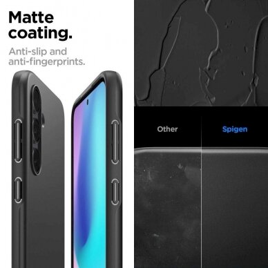 Apsauginis dėklas Spigen Thin Fit case skirta Samsung Galaxy S23 FE - Juodas 13 Apsauginis dėklas Spigen Thin Fit case skirta Samsung Galaxy S23 FE - Juodas 13