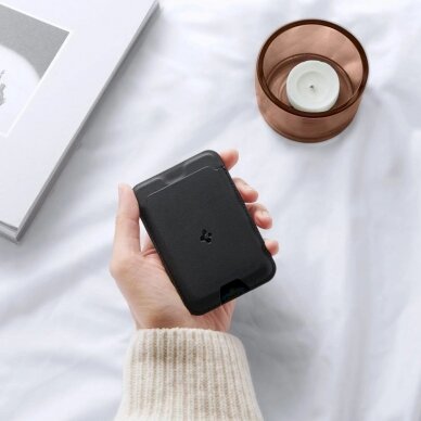 Apsauginis dėklas Spigen VALENTINUS MAGSAFE UNIVERSAL MAGNETIC CARD HOLDER Juodas 16 Apsauginis dėklas Spigen VALENTINUS MAGSAFE UNIVERSAL MAGNETIC CARD HOLDER Juodas 16