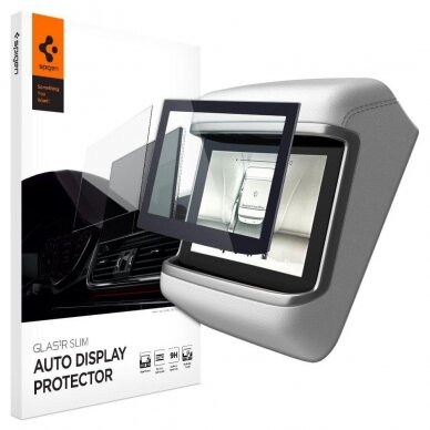 Apsauginis stiklas Spigen GLAS.TR SLIM TESLA MODEL X 2022 / MODEL S 2021 – juodas