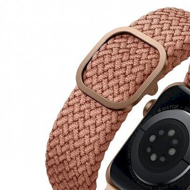 Apyrankė UNIQ pasek Aspen Apple Watch 44/42/45mm Series 4/5/6/7/8/9/SE/SE2 Braided Rudas 4 Apyrankė UNIQ pasek Aspen Apple Watch 44/42/45mm Series 4/5/6/7/8/9/SE/SE2 Braided Rudas 4