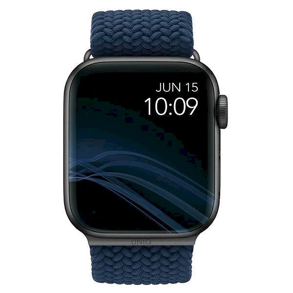 Apyrankė UNIQ pasek Aspen Apple Watch 40/38/41mm Series 4/5/6/7/8/9/SE/SE2 Braided /oxford Mėlynas 3 Apyrankė UNIQ pasek Aspen Apple Watch 40/38/41mm Series 4/5/6/7/8/9/SE/SE2 Braided /oxford Mėlynas 3