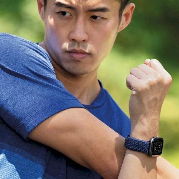 Apyrankė UNIQ pasek Aspen Apple Watch 40/38/41mm Series 4/5/6/7/8/9/SE/SE2 Braided /oxford Mėlynas 6 Apyrankė UNIQ pasek Aspen Apple Watch 40/38/41mm Series 4/5/6/7/8/9/SE/SE2 Braided /oxford Mėlynas 6