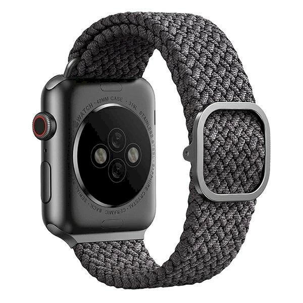 Apyrankė UNIQ pasek Aspen Apple Watch 40/38/41mm Series 4/5/6/7/8/9/SE/SE2 Braided Pilkas 2 Apyrankė UNIQ pasek Aspen Apple Watch 40/38/41mm Series 4/5/6/7/8/9/SE/SE2 Braided Pilkas 2