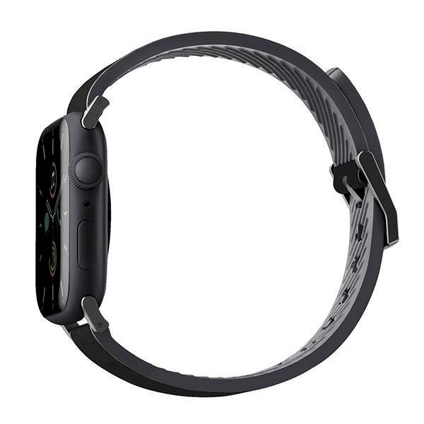 Apyrankė UNIQ pasek Straden Apple Watch Series 4/5/6/7/8/9/SE/SE2/Ultra 42/44/45mm. Leather Hybrid Strap Juodas 1 Apyrankė UNIQ pasek Straden Apple Watch Series 4/5/6/7/8/9/SE/SE2/Ultra 42/44/45mm. Leather Hybrid Strap Juodas 1