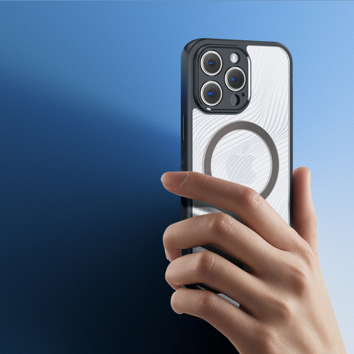 Dėklas MagSafe Dux Ducis Aimo Mag iPhone 14 Pro - Juodas 4 Dėklas MagSafe Dux Ducis Aimo Mag iPhone 14 Pro - Juodas 4