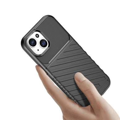 Dėklas Thunder iPhone 15 - Mėlynas 6 Dėklas Thunder iPhone 15 - Mėlynas 6