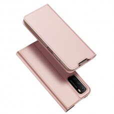 Atverčiamas dėklas Dėklas Dux Ducis Skin Pro Xiaomi Poco M3/Redmi 9T rožinis-auksinis