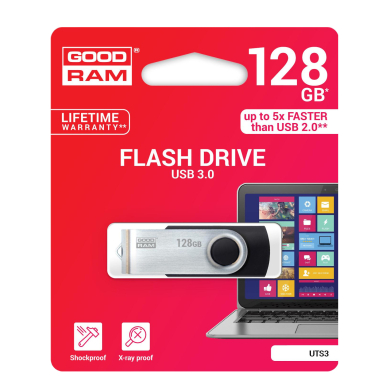 Atmintinė Goodram UTS3 128GB USB 3.0 Atmintinė Goodram UTS3 128GB USB 3.0