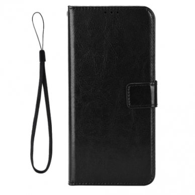 Atverčiamas dėklas eko odos Wallet Samsung S711 S23 FE juodas 2 Atverčiamas dėklas eko odos Wallet Samsung S711 S23 FE juodas 2