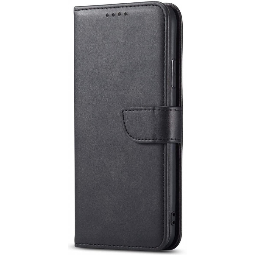 Atverčiamas dėklas eko odos Wallet Samsung A145 A14 4G/A146 A14 5G juodas Atverčiamas dėklas eko odos Wallet Samsung A145 A14 4G/A146 A14 5G juodas