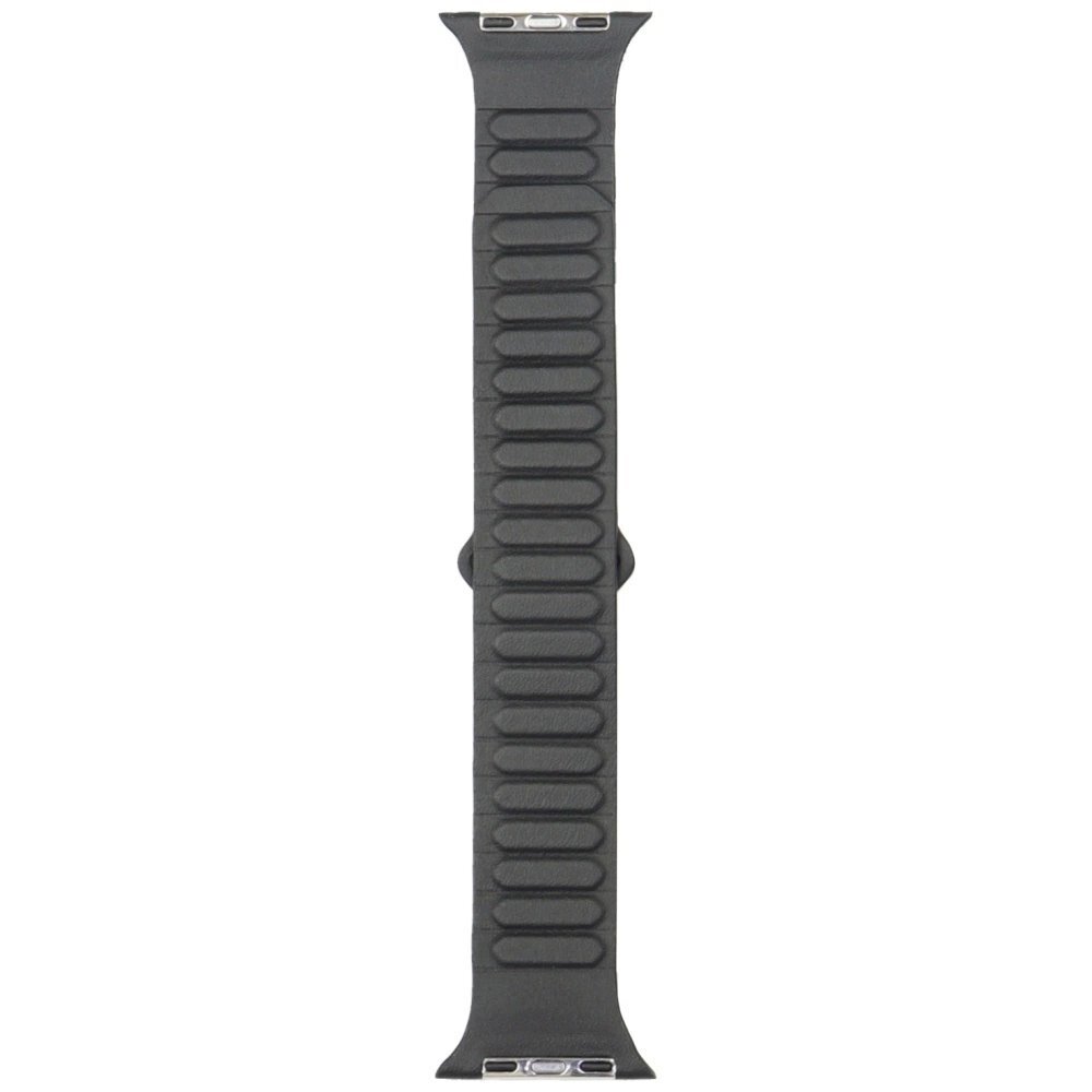 Apple Watch 44 / 45 / 46 / 49 mm Audi logotipuotas dirbtinės odos magnetinis dirželis – juodas 1 Apple Watch 44 / 45 / 46 / 49 mm Audi logotipuotas dirbtinės odos magnetinis dirželis – juodas 1