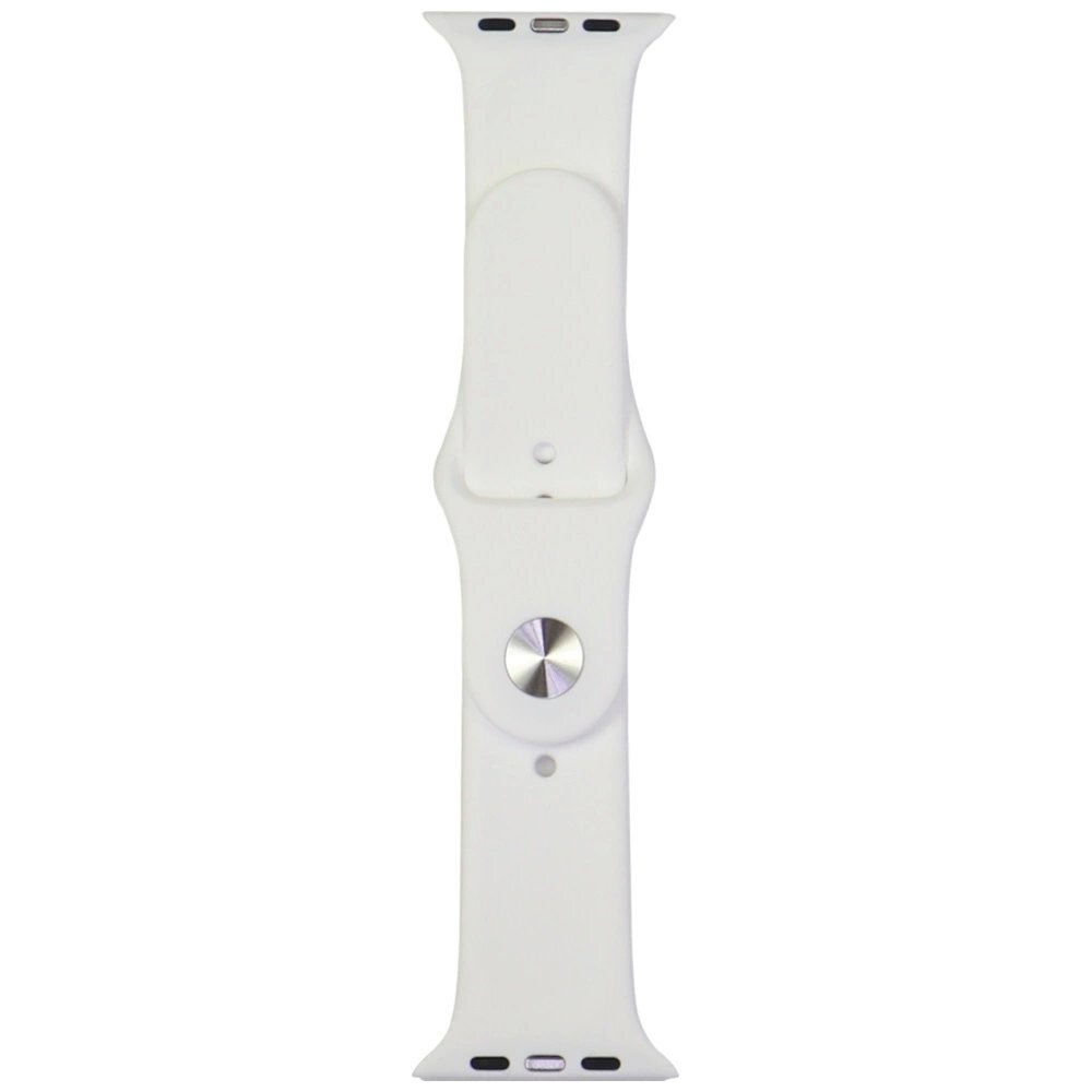 Apple Watch 44 / 45 / 46 / 49 mm Audi Sport Red Logo silikoninis dirželis – baltas 1 Apple Watch 44 / 45 / 46 / 49 mm Audi Sport Red Logo silikoninis dirželis – baltas 1