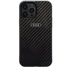 Dėklas Audi Carbon Fiber iPhone 13 Pro / 13 Juodas AU-TPUPCIP13P-R8/D2-BK