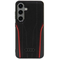 Audi Genuine Odinis MagSafe S24 S921 Juodas-Raudonas hardcase AU-TPUPCS24-R8/D3-RD