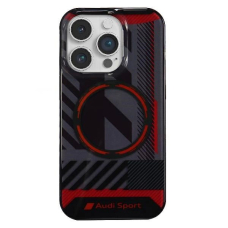 Audi IML Sport MagSafe Dėklas iPhone 14 Pro Max 6.7&quot; Juodas/Juodas hardcase AU-IMLMIP14PM-RSQ/D2-BK