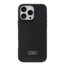 Audi Silikoninis Dėklas iPhone 16 Pro Max 6.9&quot; Juodas/Juodas hardcase AU-LSRIP16PM-Q3/D1-BK