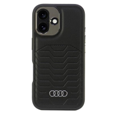 Audi Synthetic Odinis MagSafe iPhone 16 6.1&quot; Juodas/Juodas hardcase AU-TPUPCMIP16-GT/D3-BK