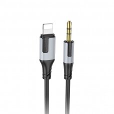 Audio kabelis Borofone BL19 Lightning to 3,5mm juodas