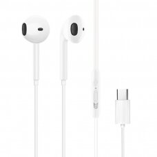 Ausinės Dudao in-ear headphones with USB Type-C Baltos (X3C) NDRX65