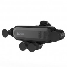 Automobilinis Universalus telefono laikiklis Hoco CA51 tvirtinamas į ventiliacijos groteles, juodas-pilkas