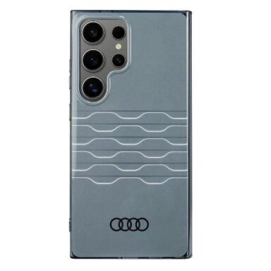 Audi IML Geometric Pattern Dėklas S24 Ultra S928 Pilkas/Pilkas hardcase AU-IMLS24U-A6/D3-GY