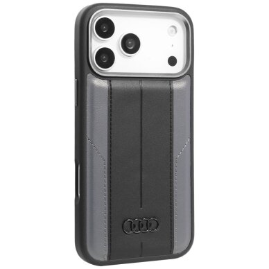 iPhone 17 Pro Max dėklas Audi A6 Synthetic Leather, MagSafe – juodas 1 iPhone 17 Pro Max dėklas Audi A6 Synthetic Leather, MagSafe – juodas 1
