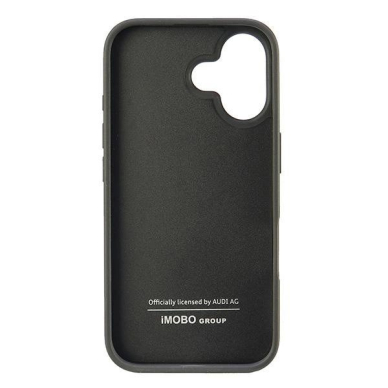 Audi Anglies pluošto Stripe Dėklas skirtas iPhone 16 6.1&quot; - Juodas 5
