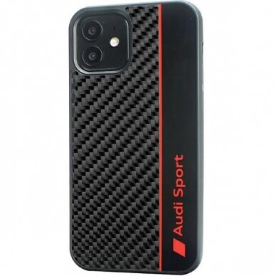 Dėklas Audi Carbon Fiber Stripe iPhone 11 / Xr Juodas AUS-TPUPCIP11-R8/D1-BK 1 Dėklas Audi Carbon Fiber Stripe iPhone 11 / Xr Juodas AUS-TPUPCIP11-R8/D1-BK 1