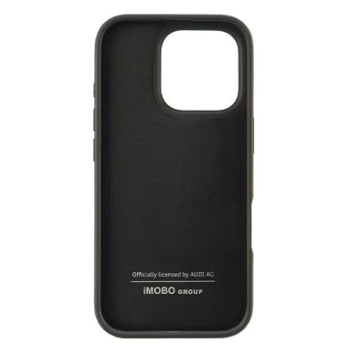 Audi Anglies pluošto Stripe iPhone 16 Pro 6.3&quot; Juodas/Juodas hardcase AUS-TPUPCIP16P-R8/D1-BK 5