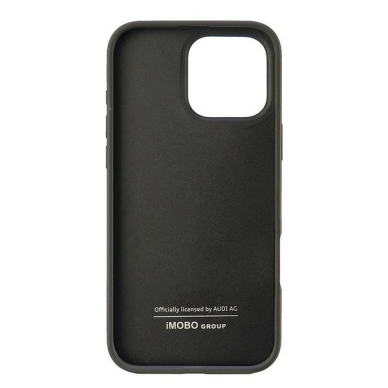 Audi Anglies pluošto Stripe iPhone 16 Pro Max 6.9&quot; Juodas hardcase AUS-TPUPCIP16PM-R8/D1-BK 5