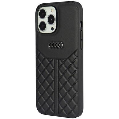 Dėklas Audi Genuine Leather iPhone 13 Pro / 13 Juodas AU-TPUPCIP13P-Q8/D1-BK 2 Dėklas Audi Genuine Leather iPhone 13 Pro / 13 Juodas AU-TPUPCIP13P-Q8/D1-BK 2