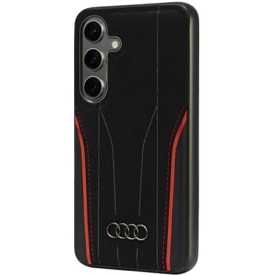 Audi Genuine Odinis MagSafe S24 S921 Juodas-Raudonas hardcase AU-TPUPCS24-R8/D3-RD 1 Audi Genuine Odinis MagSafe S24 S921 Juodas-Raudonas hardcase AU-TPUPCS24-R8/D3-RD 1