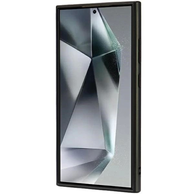 Samsung Galaxy S24 Ultra Audi Genuine Leather MagSafe dėklas - juoda-raudona AU-TPUPCS24U-R8/D3-RD 4