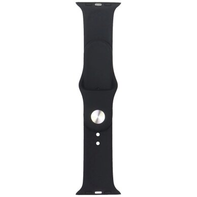 Apple Watch 44 / 45 / 46 / 49 mm Audi geometrinio rašto silikoninis dirželis – juodas 1 Apple Watch 44 / 45 / 46 / 49 mm Audi geometrinio rašto silikoninis dirželis – juodas 1