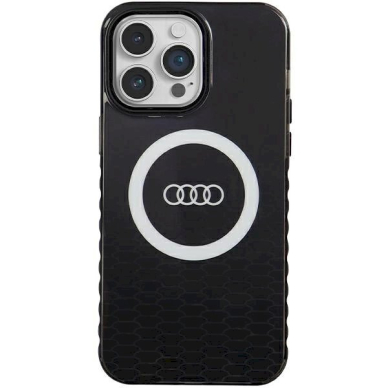 Originalus Audi dėklas IML Big Logo MagSafeiPhone 14 Pro Max - Juodas Originalus Audi dėklas IML Big Logo MagSafeiPhone 14 Pro Max - Juodas