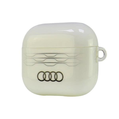 Audi IML Geometric Pattern AirPods 3 Dėklas - Baltas 2