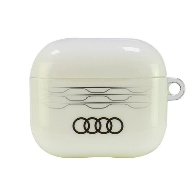 Audi IML Geometric Pattern AirPods 3 Dėklas - Baltas
