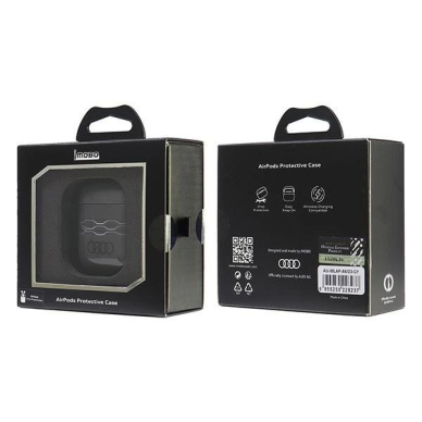 Audi IML Geometric Pattern Dėklas skirtas AirPods 1 / 2 - Pilkas 5