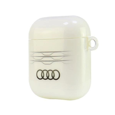 Audi IML Geometric Pattern Dėklas skirtas AirPods 1 / 2 - Baltas 2