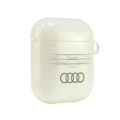 Audi IML Geometric Pattern Dėklas skirtas AirPods 1 / 2 - Baltas 3