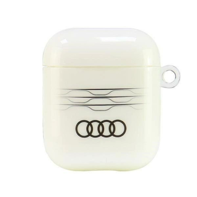 Audi IML Geometric Pattern Dėklas skirtas AirPods 1 / 2 - Baltas