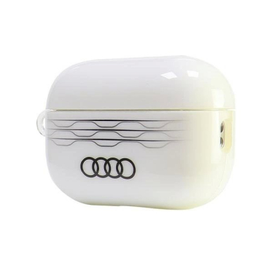Audi IML Geometric Pattern Dėklas skirtas AirPods Pro 2 - Baltas 2