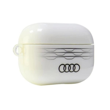 Audi IML Geometric Pattern Dėklas skirtas AirPods Pro 2 - Baltas 3