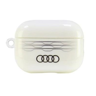 Audi IML Geometric Pattern Dėklas skirtas AirPods Pro 2 - Baltas