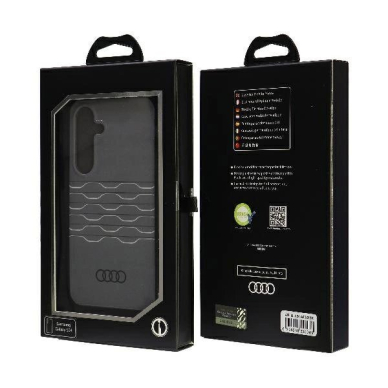 Audi IML Geometric Pattern Dėklas S24 S921 Juodas/Juodas hardcase AU-IMLS24-A6/D3-BK 6