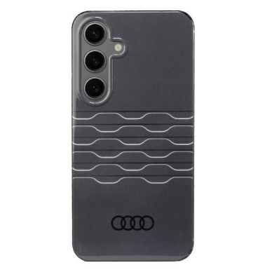 Audi IML Geometric Pattern Dėklas S24 S921 Juodas/Juodas hardcase AU-IMLS24-A6/D3-BK