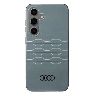 Audi IML Geometric Pattern Dėklas S24 S921 Pilkas/Pilkas hardcase AU-IMLS24-A6/D3-GY
